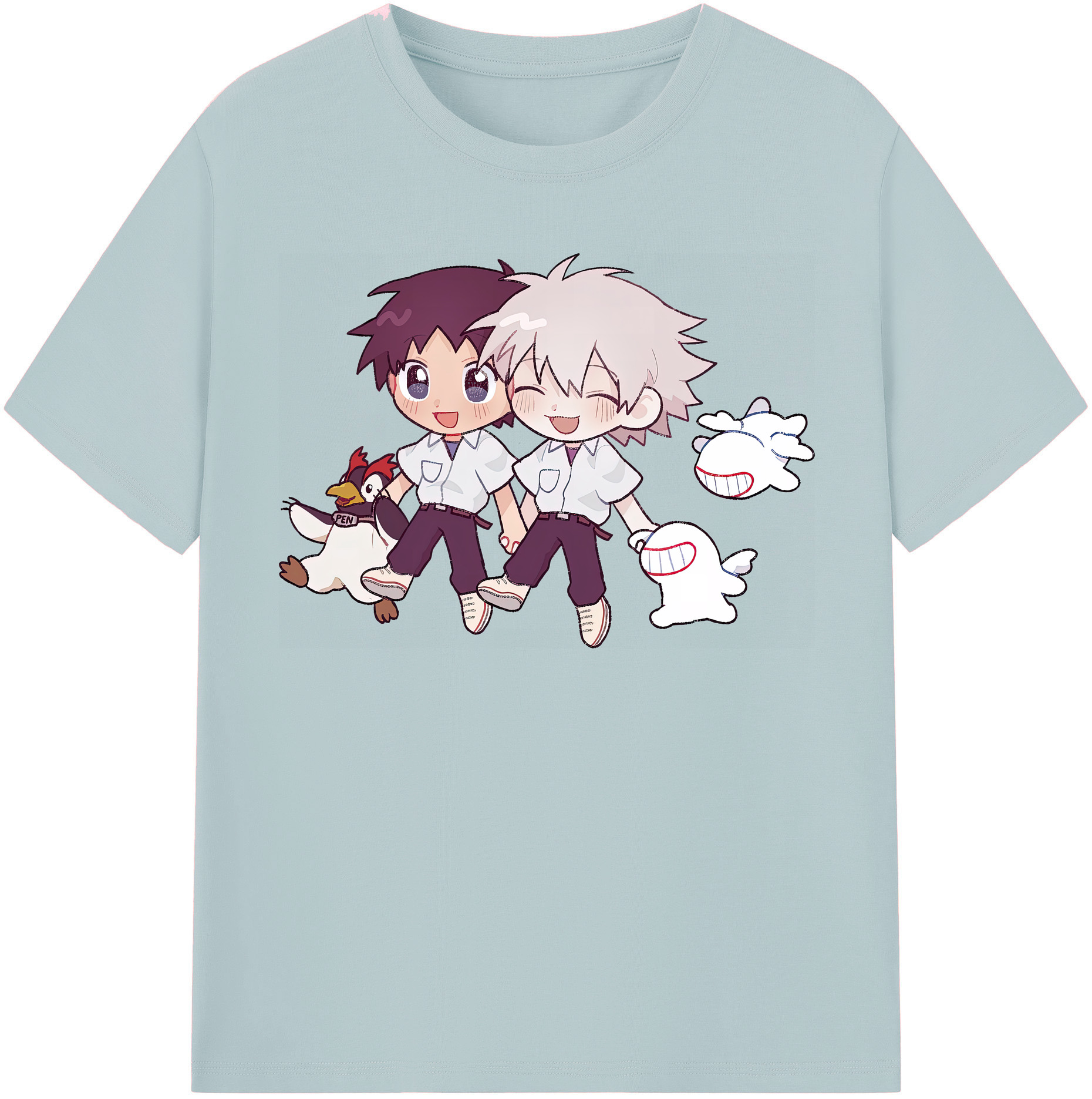 （画像用） EVA 新世紀エヴァンゲリオン 綿100％半袖Tシャツ（フロントプリント）